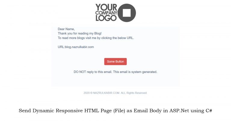 Send Dynamic Responsive HTML Page (File) as Email Body in ASP.Net using ...
